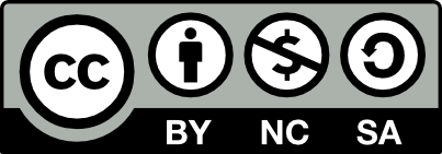 Creative Commons Attribution-NonCommercial-Share-Alike License Symbol