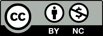 Image of Creative Commons shareable non commercial license icon