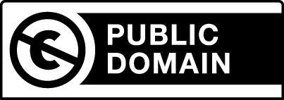 Public domain Creative Commons logo